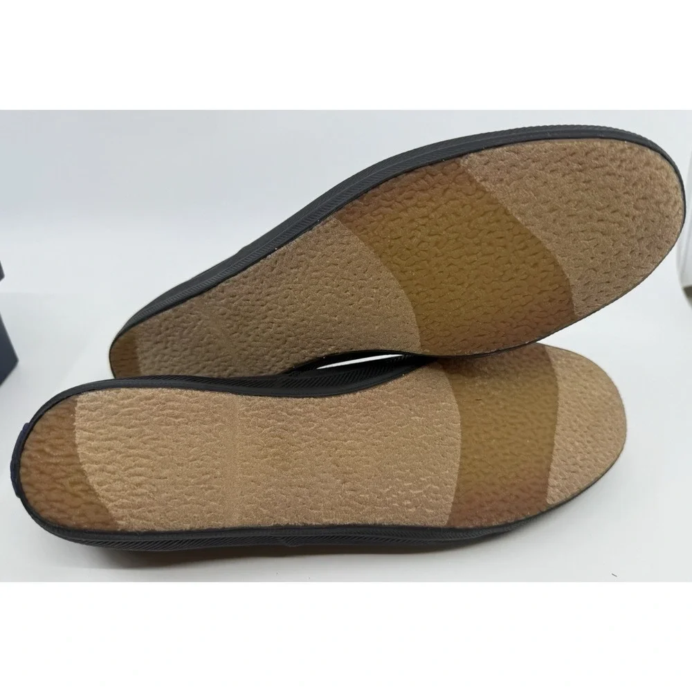 Keds Women's Black Ruffle Champion Shoes Slip On Sz 8.5 NIB